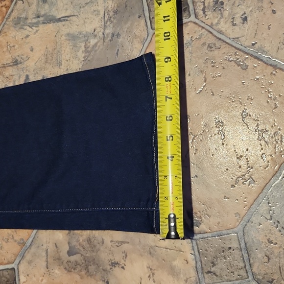 LEVI'S High Rise Bootcut Women's Dark Blue Jeans Size W34- L30. - Picture 8 of 11